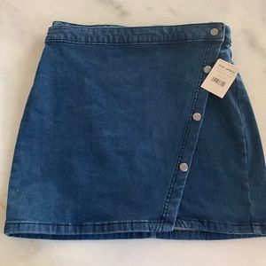 Free people denim skirt